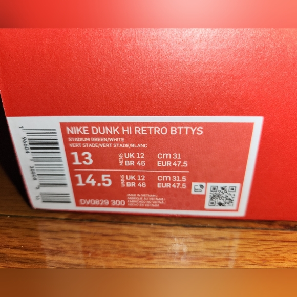 Nike Dunk Hi Retro Bttys - Picture 9 of 9